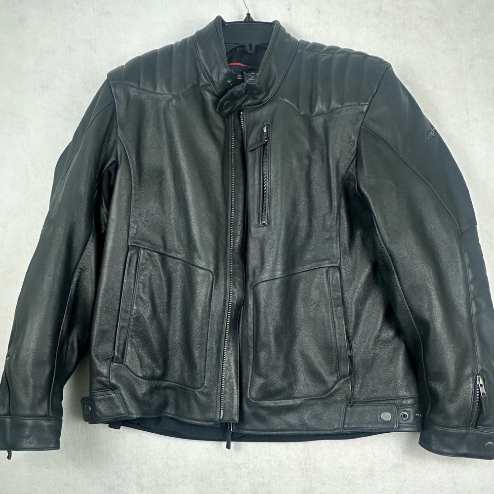 Alpinestars Crazy Eight Buffalo Leather Motorcycle Jacket  Men’s Full Grain 2XL